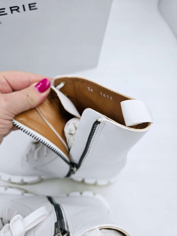 Botki białe na platformie CLERGERIE PARIS R.36 CL94F