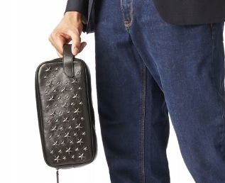 Torba kosmetyczka męska Jimmy Choo SKÓRA JI12
