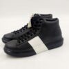 Sneakersy skórzane wysokie GUESS SOLERNO czarne R.43 GU83d