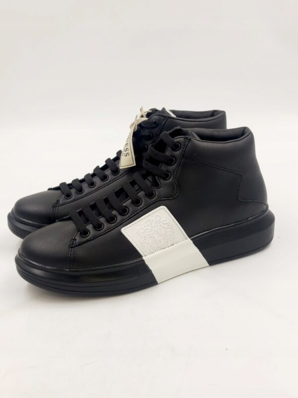 Sneakersy skórzane wysokie GUESS SOLERNO czarne R.43 GU83d