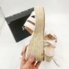 Białe sandały espadryle na koturnie RAID Wide R.40 RA63F
