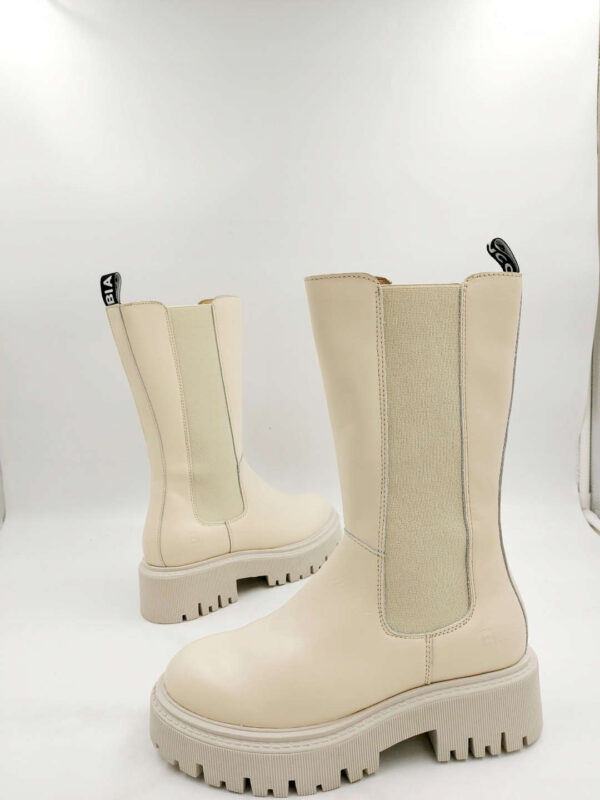 Bianco damskie skórzane botki zamek R.38 BI12S