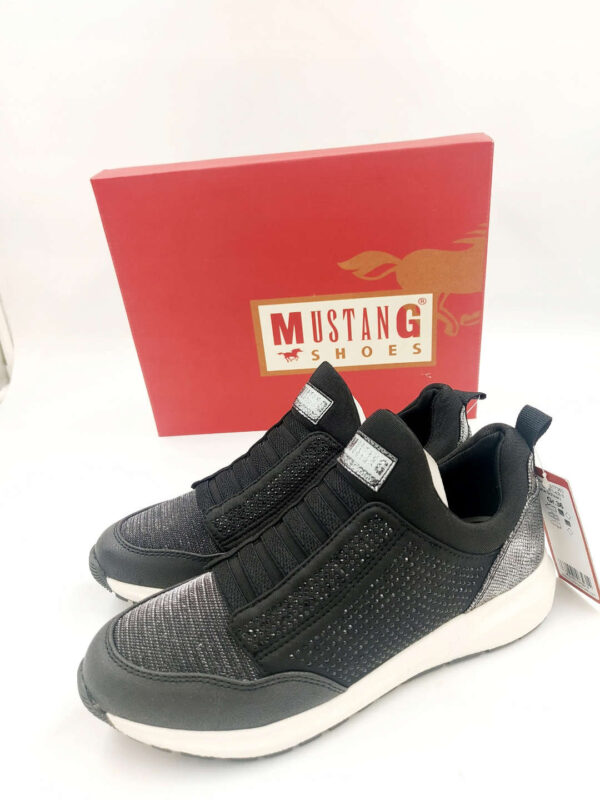 Buty damskie Sneakersy czarne Mustang R,36 MU62S