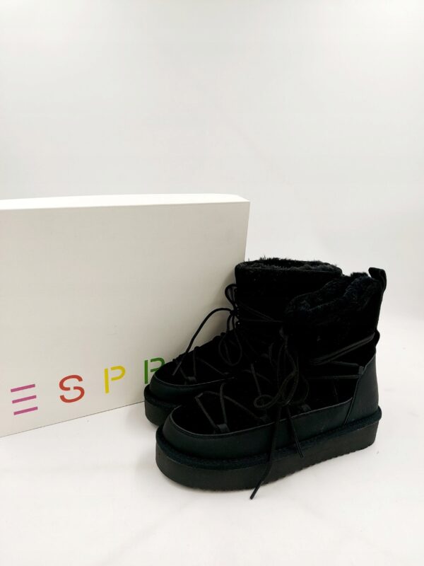 Damskie śniegowe czarne Cow leather Esprit R.36 ES6S