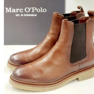 Botki skórzane MARC O'POLO sztyblety brązowe   R.41 MA52S