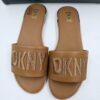 DKNY Klapki skórzane WAVERLY Brązowe  R.38  DK84T