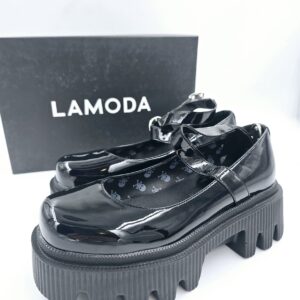 Czółenka na platformie lakierowane LAMODA R.35  LA23F