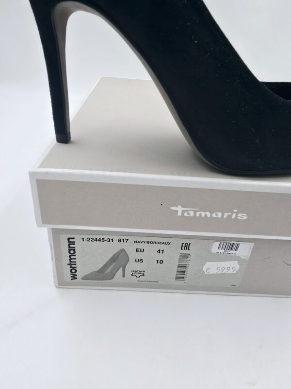 Czółenka damskie zamszowe na obcasie TAMARIS R.41 TA52E