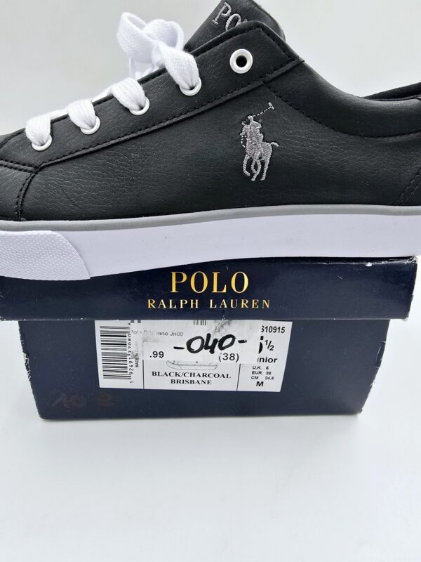 Tenisówki  czarne  POLO RALPH LAUREN  trampki unisex R.38  PO12Y