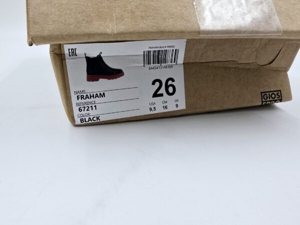 GIOSEPPO UNISEX  Botki skórzane na platformie R.26 GI85T
