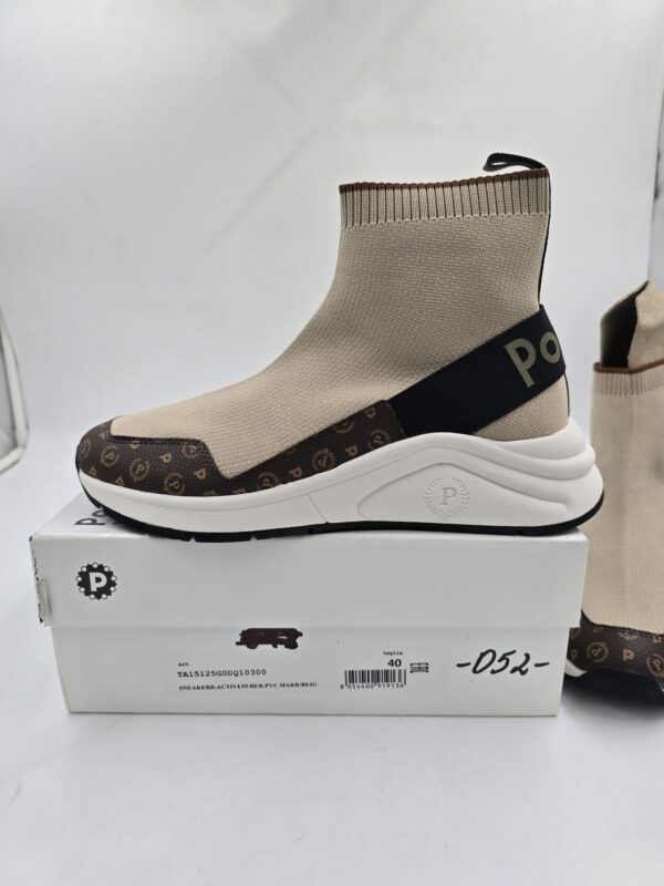 Botki damskie  Sneakersy rozciągliwe za kostkę POLILINI   R.40 PO94R