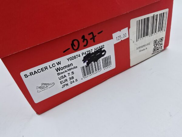 Sneakersy czarne sportowe DIESEL S-RAER LC  R.38  DI73R