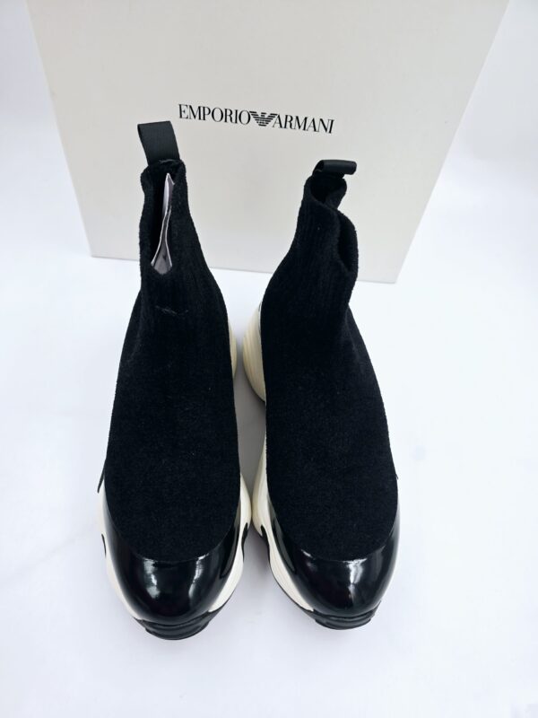 Emporio Armani  Sneakersy wysokie czarne  R.39  EM84T