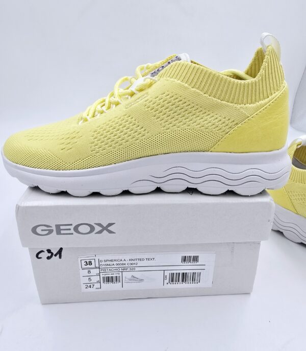 Buty damskie  GEOX SPHERICA  Sneakersy żółte  R.38 GE53R
