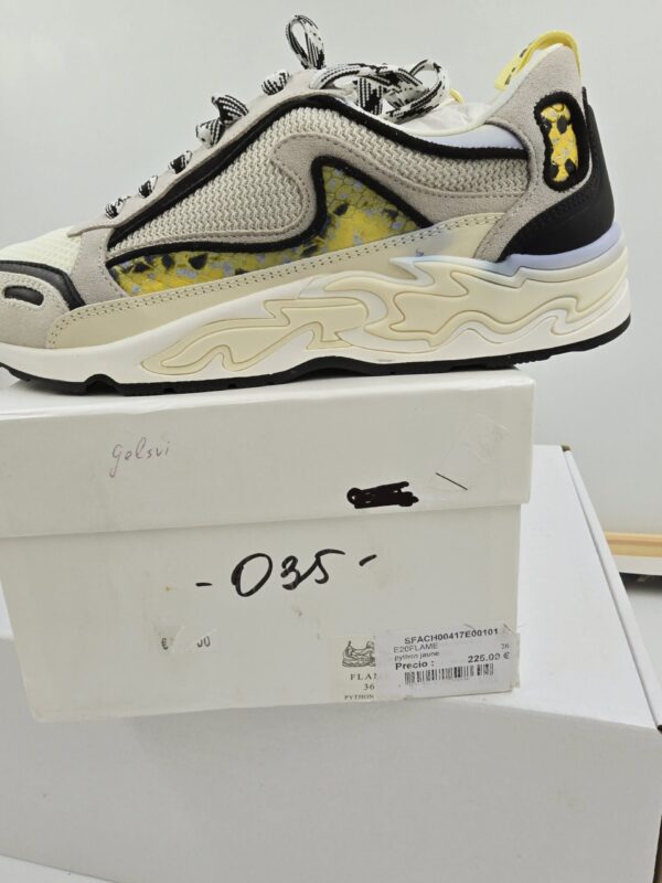 Damskie sneakersy skórzane na platformie  SANDRO R.36 SA23D