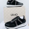 Sneakersy Liu Jo Wonder 629 buty brokatowe czarne  R.36 LI73M