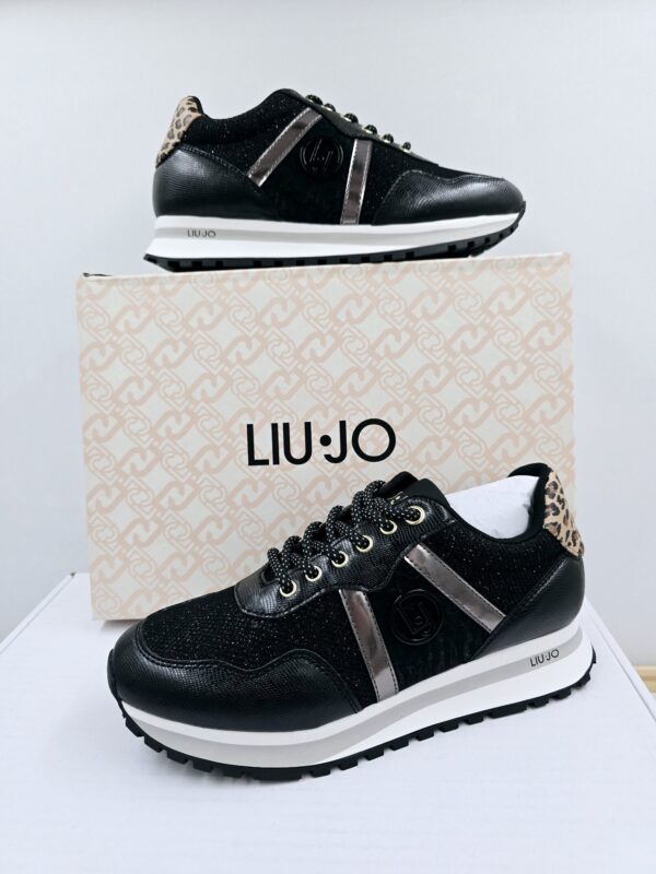 Sneakersy Liu Jo Wonder 629 buty brokatowe czarne  R.36 LI73M