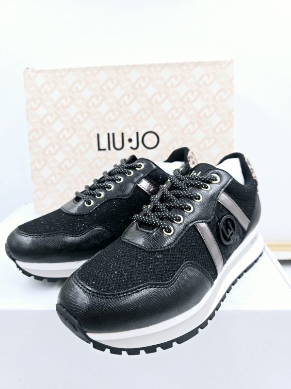 Sneakersy Liu Jo Wonder 629 buty brokatowe czarne  R.36 LI73M