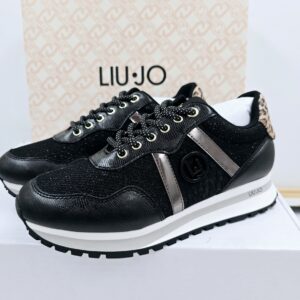 Sneakersy Liu Jo Wonder 629 buty brokatowe czarne  R.36 LI73M