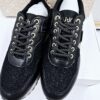 Sneakersy Liu Jo Wonder 629 buty brokatowe czarne  R.36 LI73M