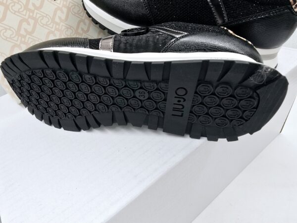 Sneakersy Liu Jo Wonder 629 buty brokatowe czarne  R.36 LI73M