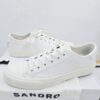 SANDRO E21 VULCA trampki białe skórzane unisex sneakersy R.44 SA12D