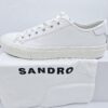 SANDRO E21 VULCA trampki białe skórzane unisex sneakersy R.44 SA12D