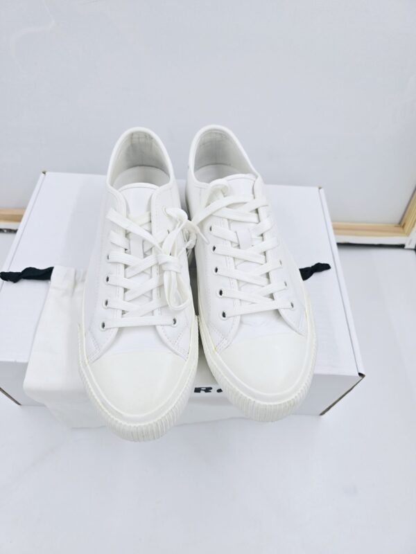 SANDRO E21 VULCA trampki białe skórzane unisex sneakersy R.44 SA12D