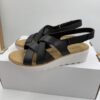 Damakie  sandały  na rzepy czarne  Clarks  Jillian Spring  R.38  CL74T