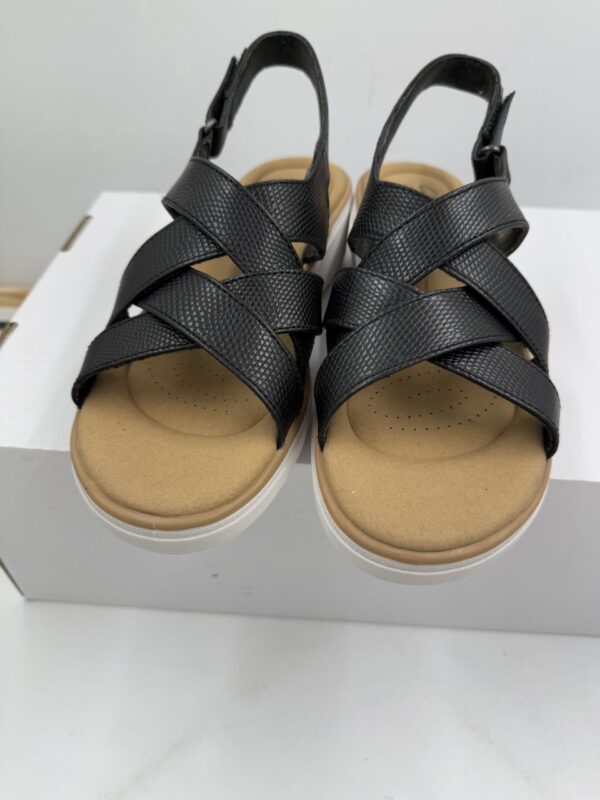 Damakie  sandały  na rzepy czarne  Clarks  Jillian Spring  R.38  CL74T