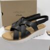 Damakie  sandały  na rzepy czarne  Clarks  Jillian Spring  R.38  CL74T