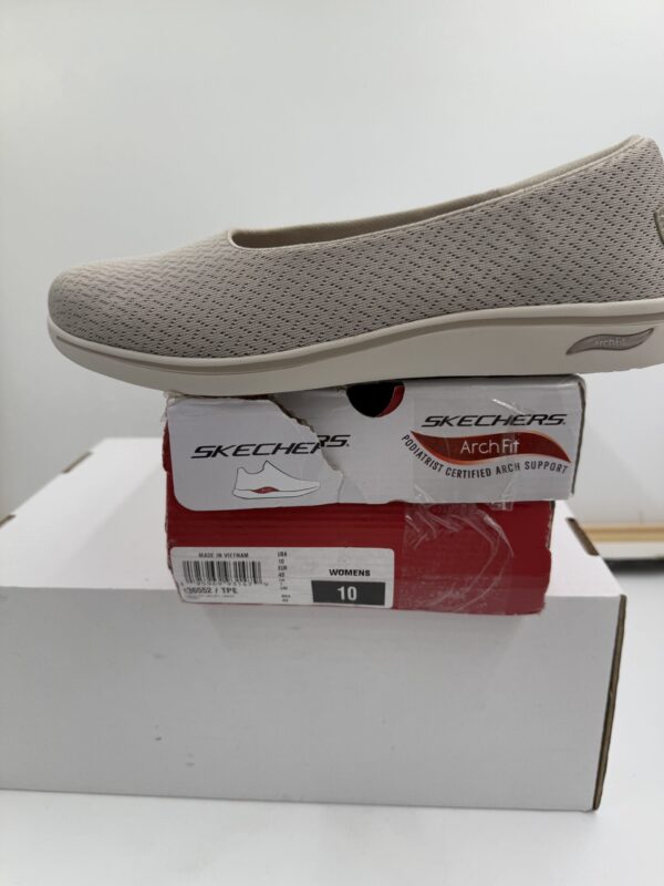 Damskie baleriny   SKECHERS ArchFit szare wygodne tenisówki R.40 SK75T