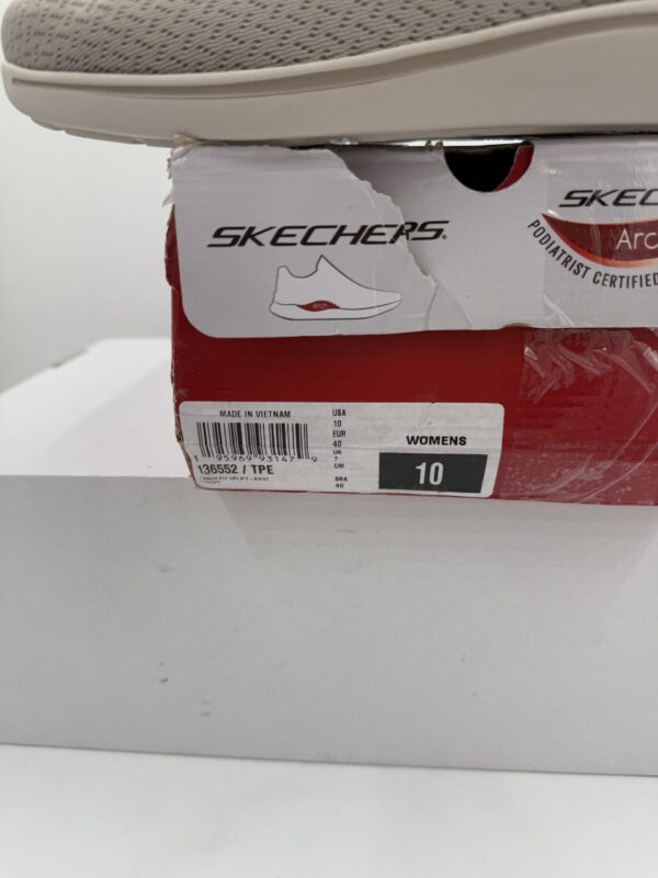 Damskie baleriny   SKECHERS ArchFit szare wygodne tenisówki R.40 SK75T