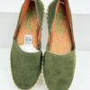 Espadryle damskie skórzane Natural  sense zielone R.37 NA64G