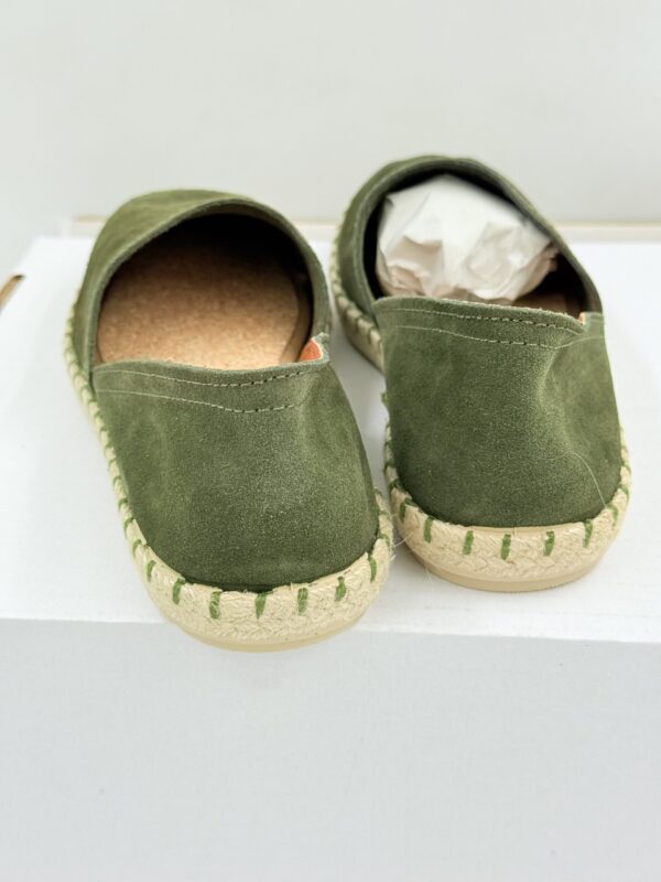 Espadryle damskie skórzane Natural  sense zielone R.37 NA64G