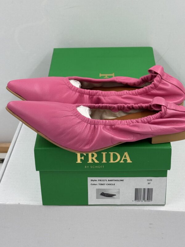 Buty FRIDA by SCHOTT & BRINCK balerinki damskie różowe R.37 FR64S