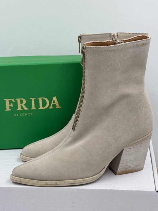 Buty FRIDA by SCHOTT & BRINCK  Kowbojki beżowe R.37 FR23F