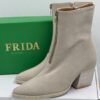 Buty FRIDA by SCHOTT & BRINCK  Kowbojki beżowe R.37 FR23F