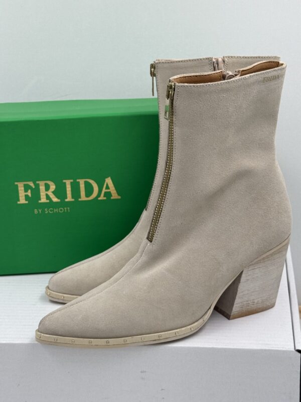 Buty FRIDA by SCHOTT & BRINCK  Kowbojki beżowe R.37 FR23F