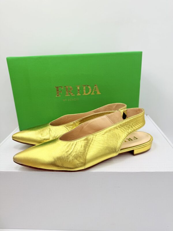 Buty FRIDA by SCHOTT & BRINCK balerinki damskie złote  R.37 FR74G