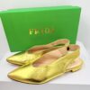 Buty FRIDA by SCHOTT & BRINCK balerinki damskie złote  R.37 FR74G