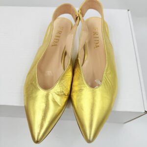 Buty FRIDA by SCHOTT & BRINCK balerinki damskie złote  R.37 FR74G