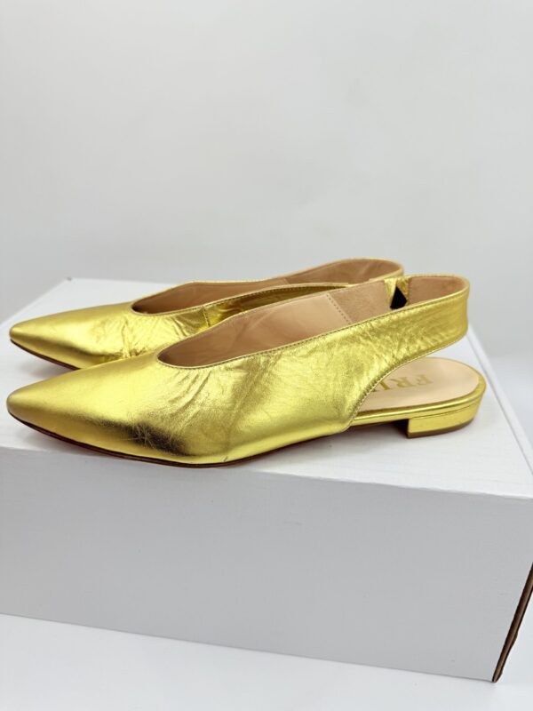 Buty FRIDA by SCHOTT & BRINCK balerinki damskie złote  R.37 FR74G