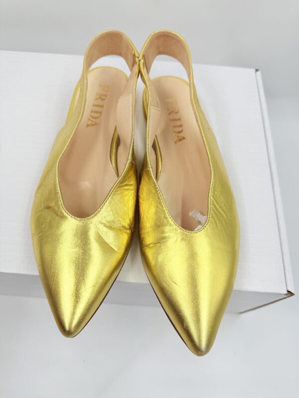 Buty FRIDA by SCHOTT & BRINCK balerinki damskie złote  R.37 FR74G