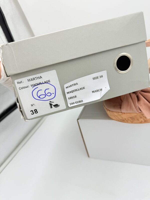 Damskie sandały na  obcasie i platformie  march23 R.38 MA75G
