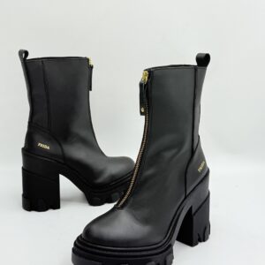 Buty Frida SCHOTT & botki na masywnym słupku R.39 FR63G