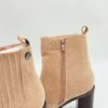 Beżowe botki na obcasie LPB Les Petites Bombes Gail elegancja R.39 LE57