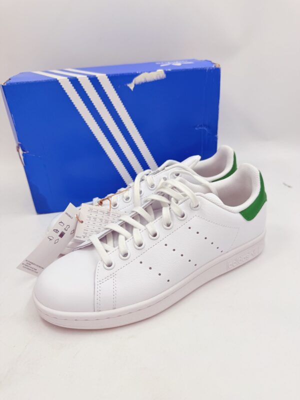 Buty sportowe Adidas Stan Smith 3 białe zielone R.38 AD55N